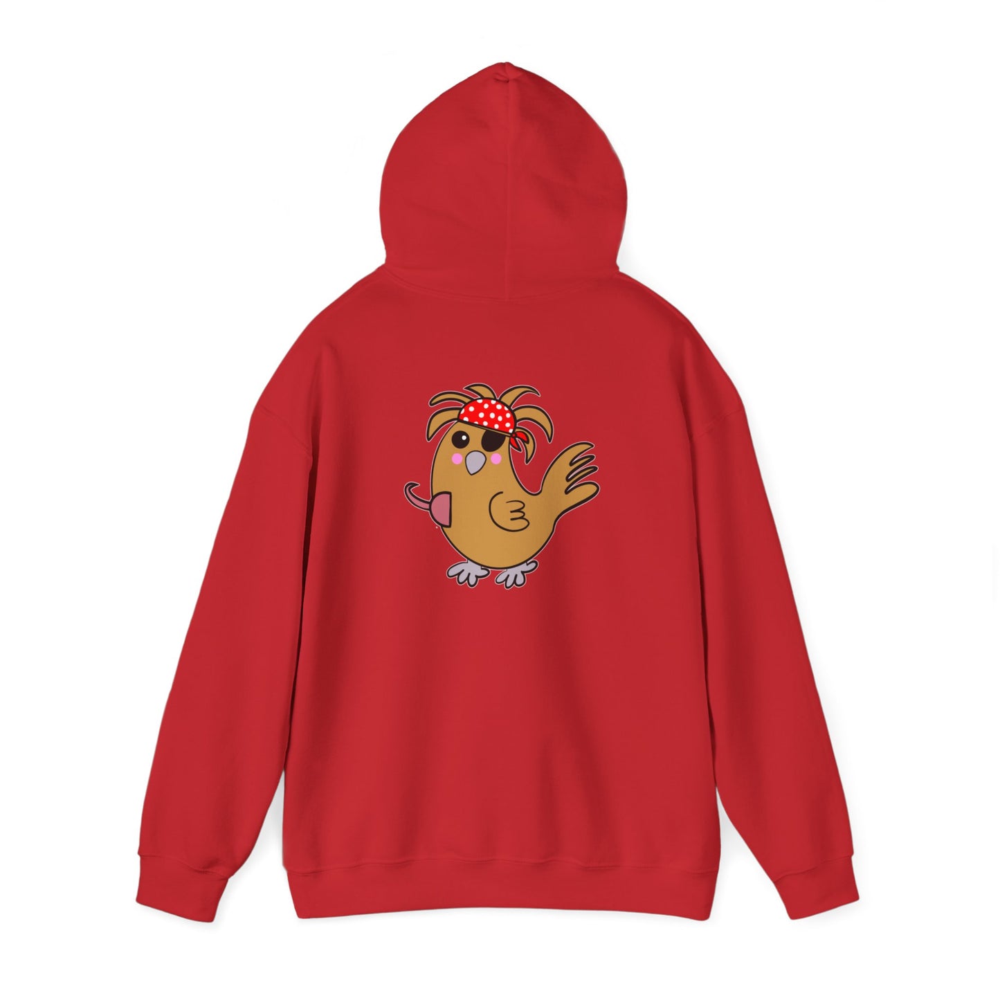 Chicken Pirate, Humor, Quirky - Unisex Heavy Blend™ Hooded Sweatshirt
