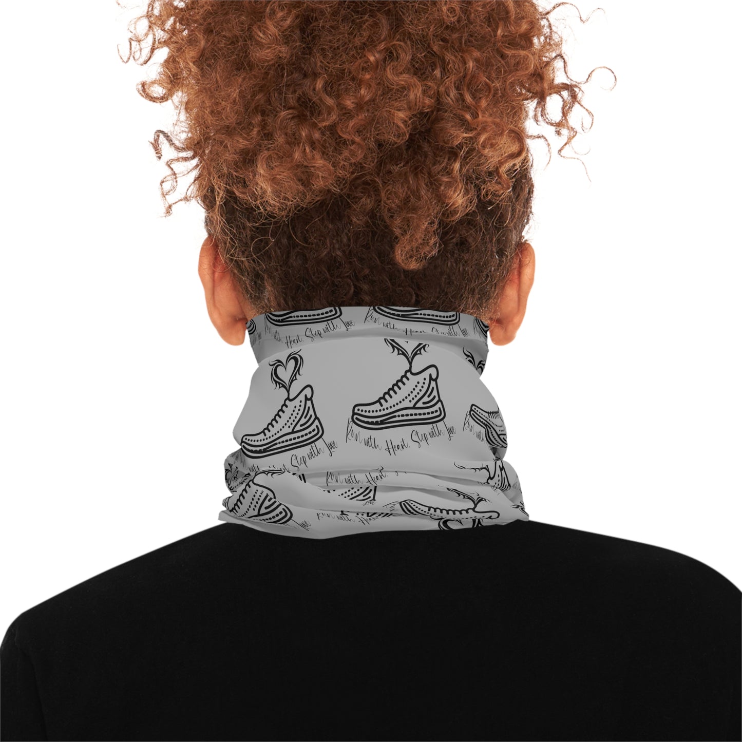 Run with Heart, Step with Love - Midweight Neck Gaiter