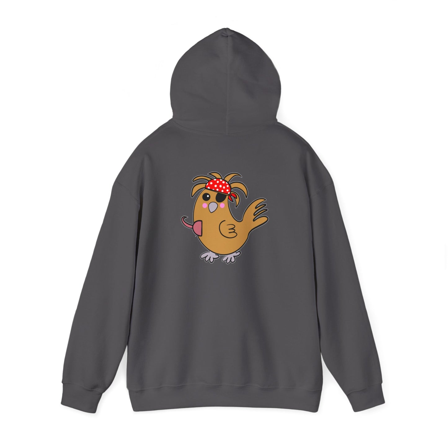 Chicken Pirate, Humor, Quirky - Unisex Heavy Blend™ Hooded Sweatshirt