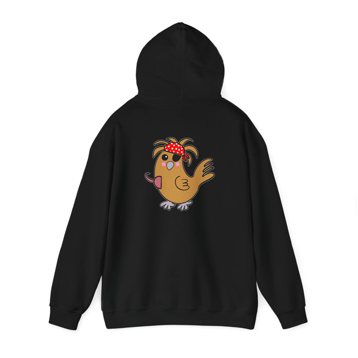 Chicken Pirate, Humor, Quirky - Unisex Heavy Blend™ Hooded Sweatshirt