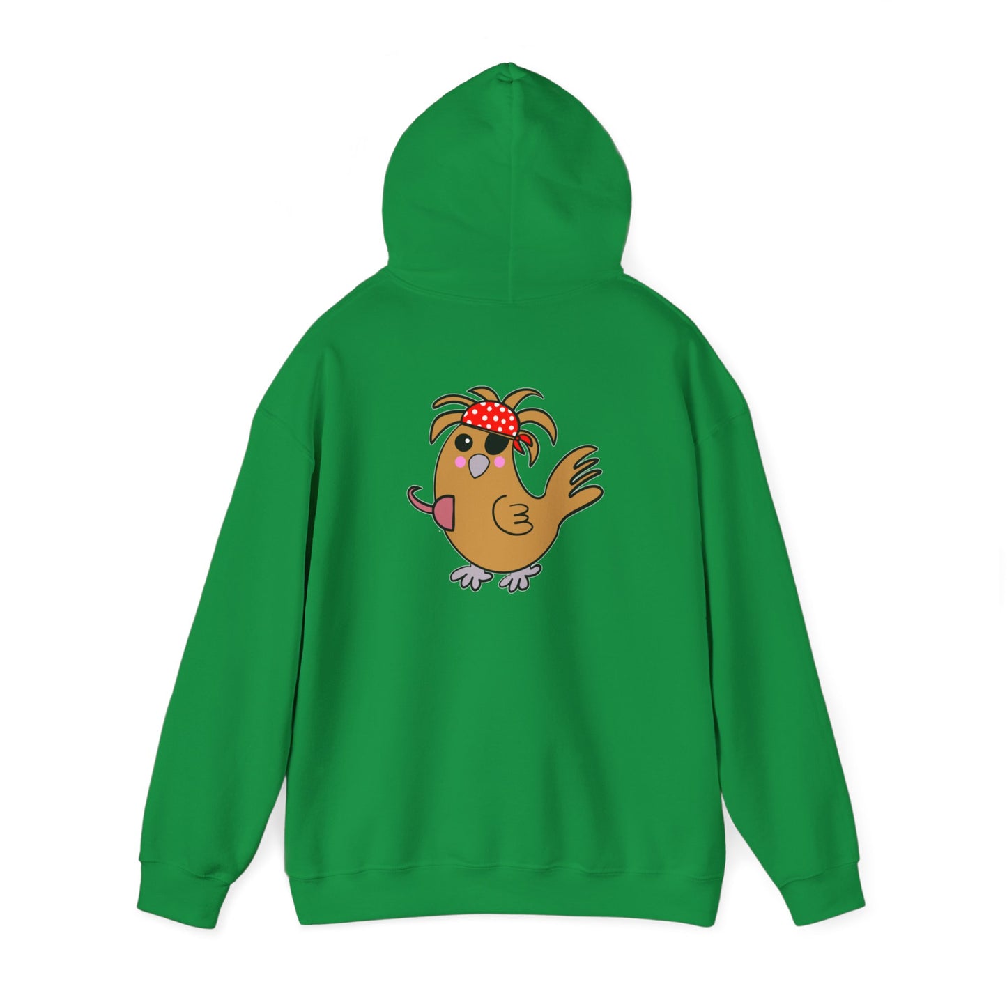 Chicken Pirate, Humor, Quirky - Unisex Heavy Blend™ Hooded Sweatshirt