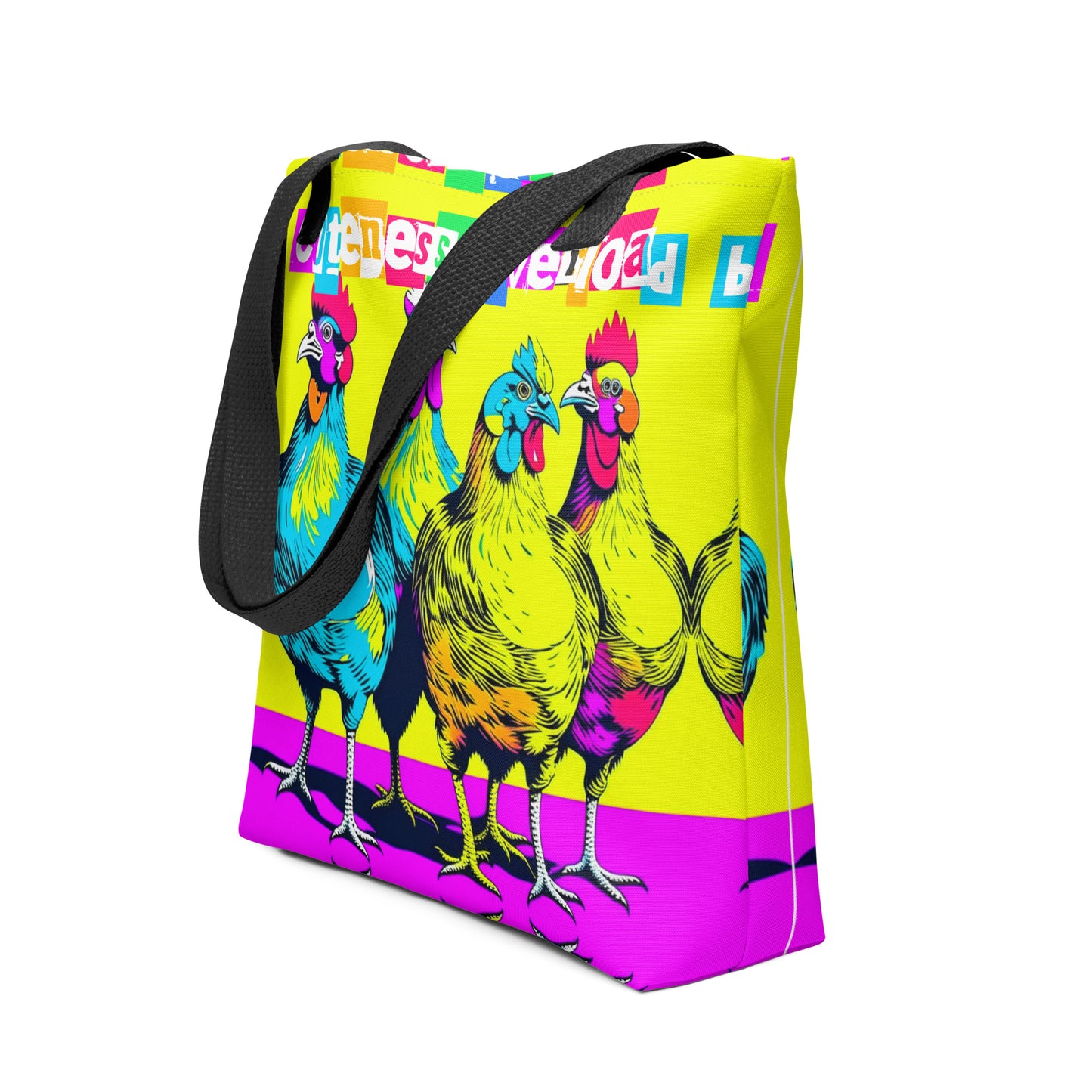 Chickens Cuteness Overload Tote bag