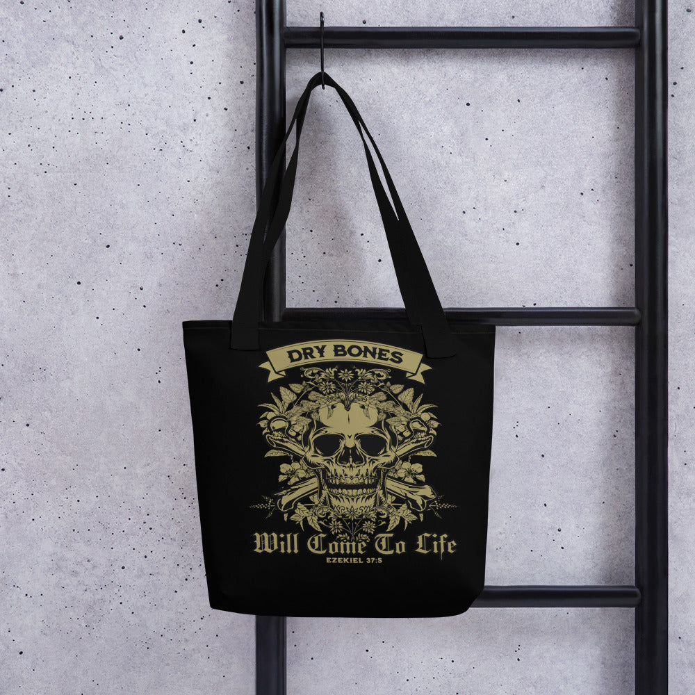 Dry Bones - Will Come To Life - Ezekiel 37:5 Tote bag