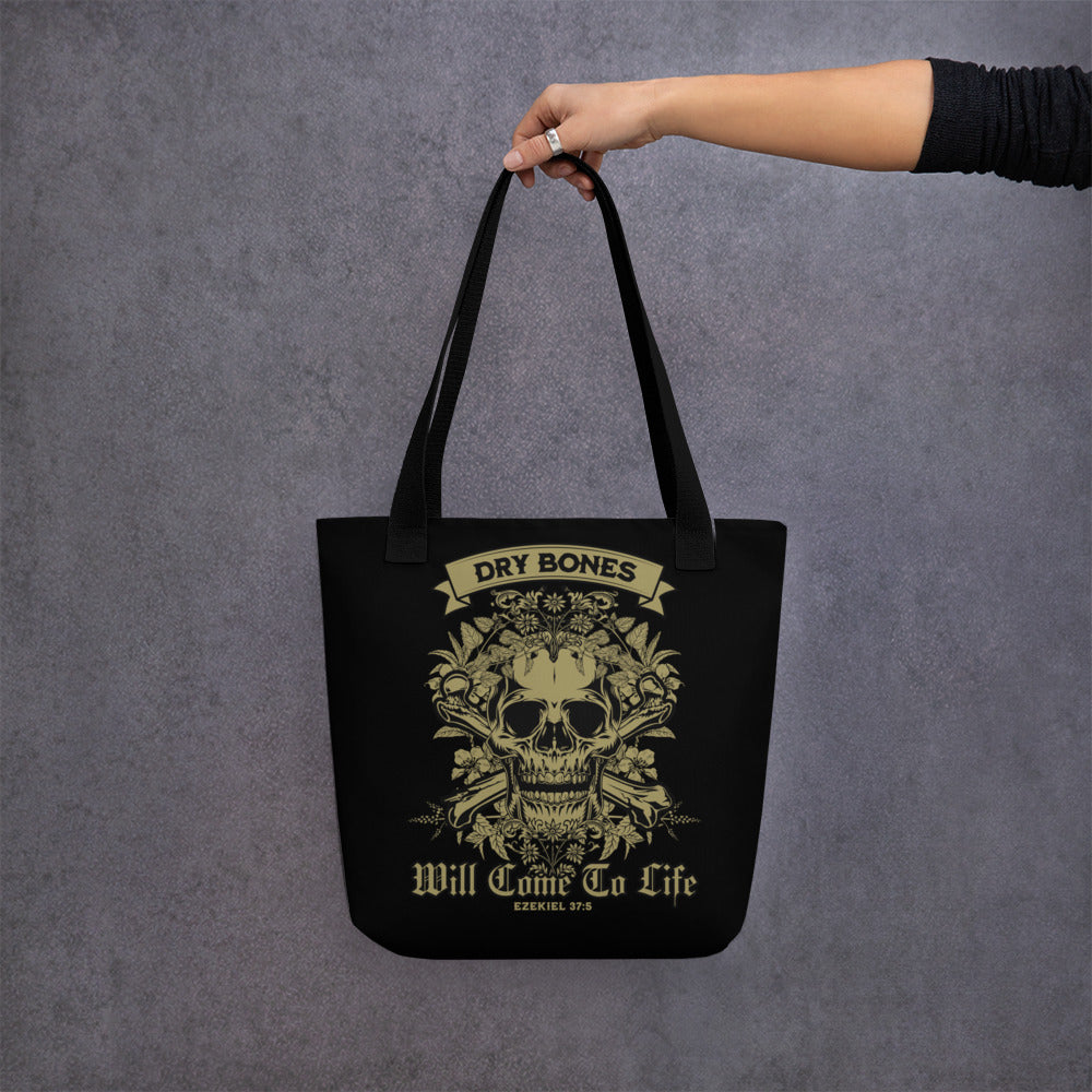 Dry Bones - Will Come To Life - Ezekiel 37:5 Tote bag