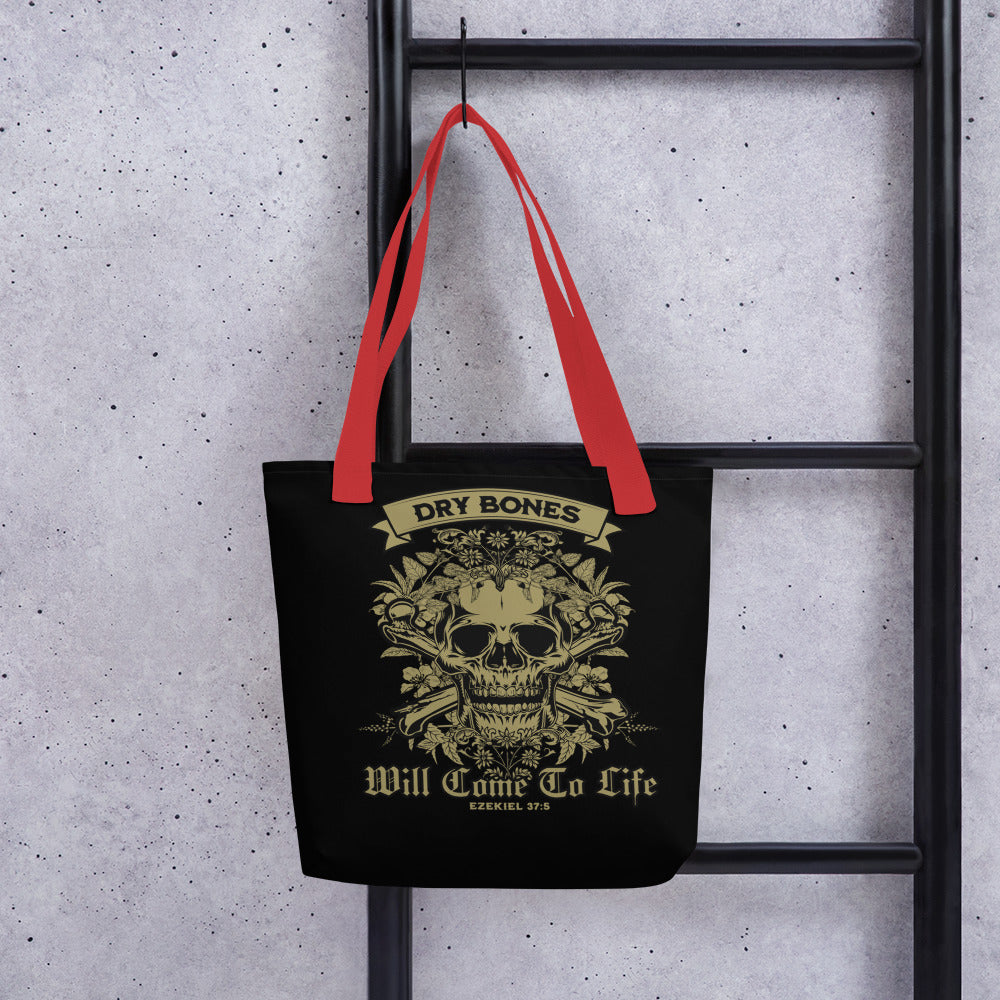 Dry Bones - Will Come To Life - Ezekiel 37:5 Tote bag