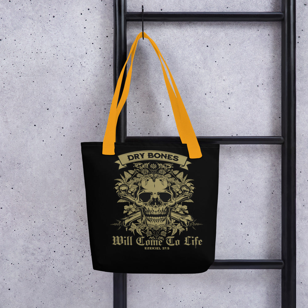 Dry Bones - Will Come To Life - Ezekiel 37:5 Tote bag