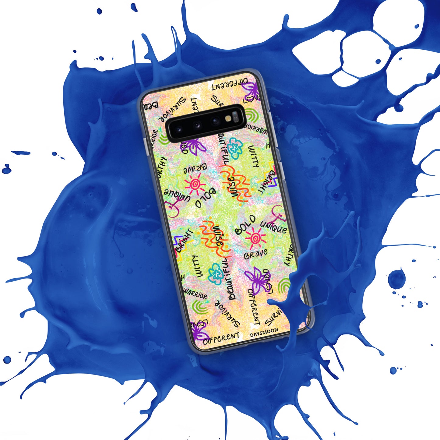 I Am Who I Am Worthy Loved Different Clear Case for Samsung®