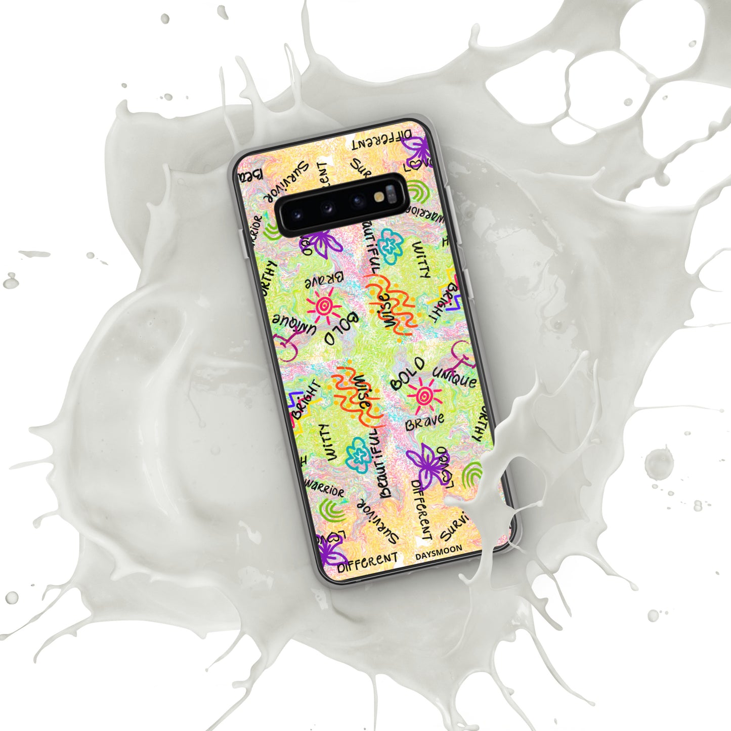 I Am Who I Am Worthy Loved Different Clear Case for Samsung®