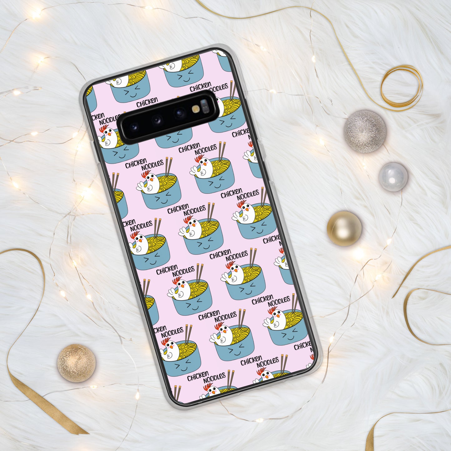 Chicken Noodles Clear Case for Samsung®