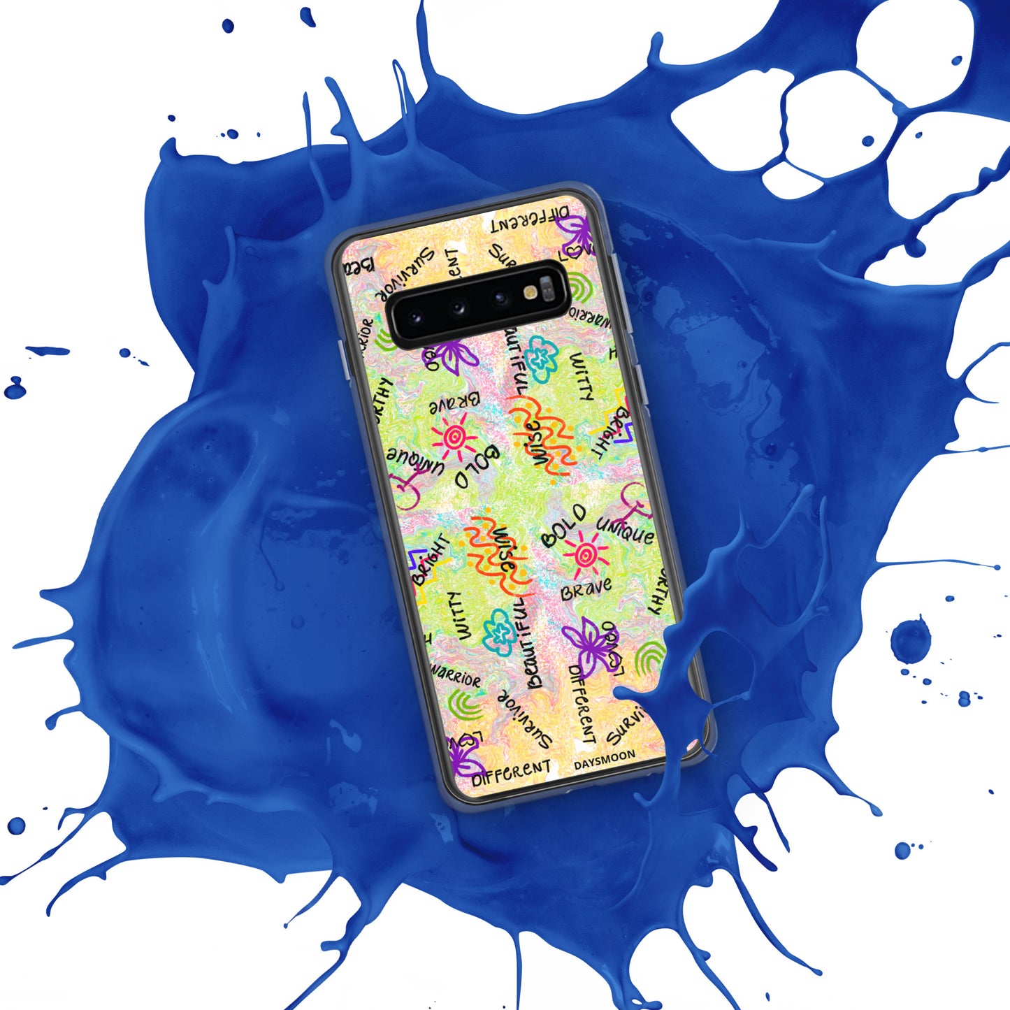 I Am Who I Am Worthy Loved Different Clear Case for Samsung®