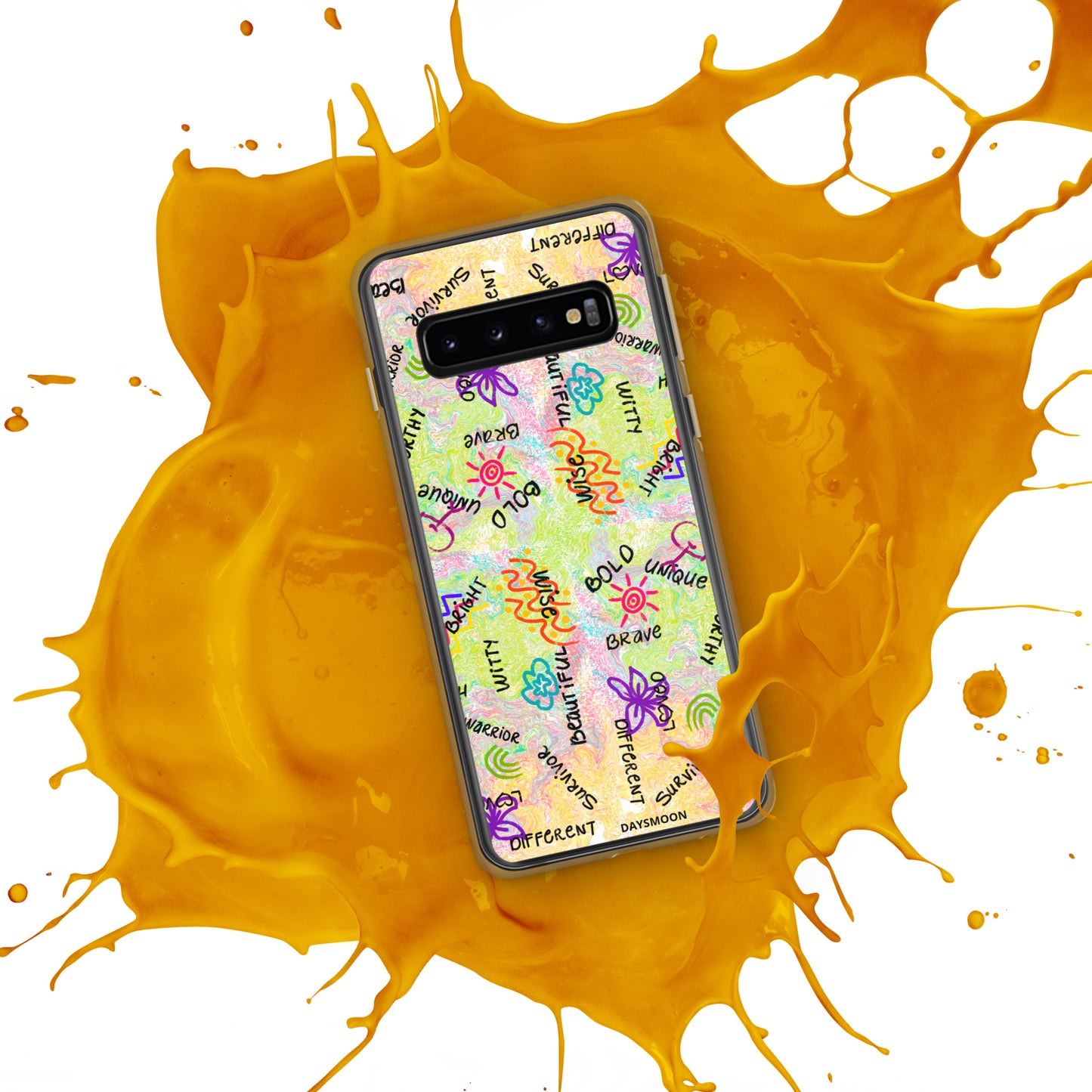 I Am Who I Am Worthy Loved Different Clear Case for Samsung®