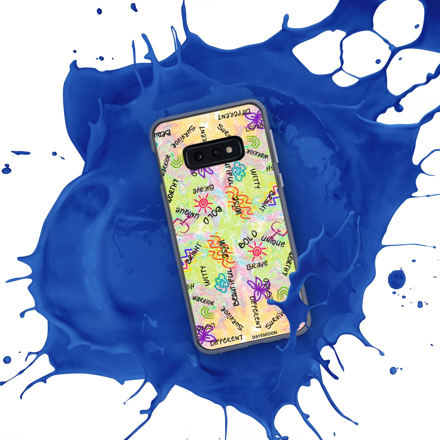 I Am Who I Am Worthy Loved Different Clear Case for Samsung®