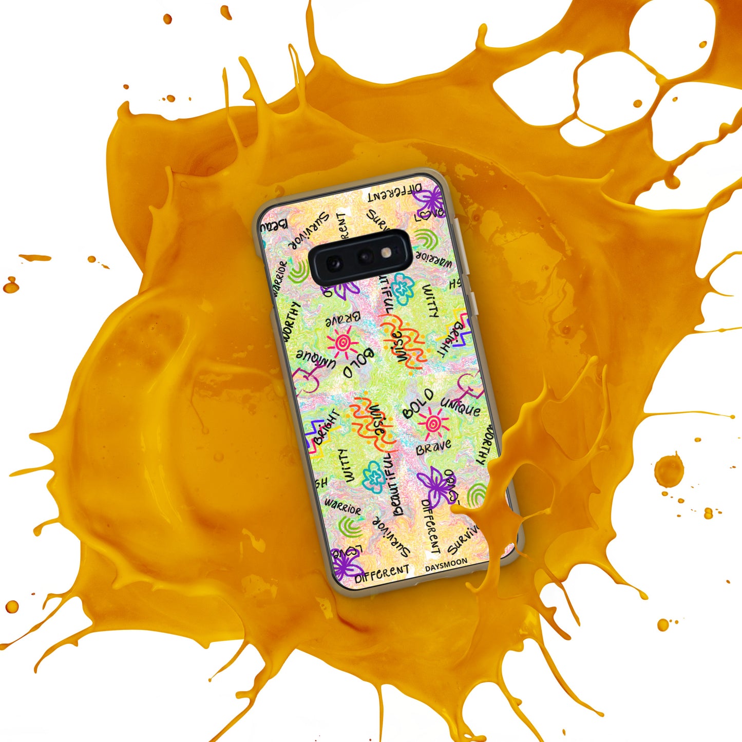 I Am Who I Am Worthy Loved Different Clear Case for Samsung®