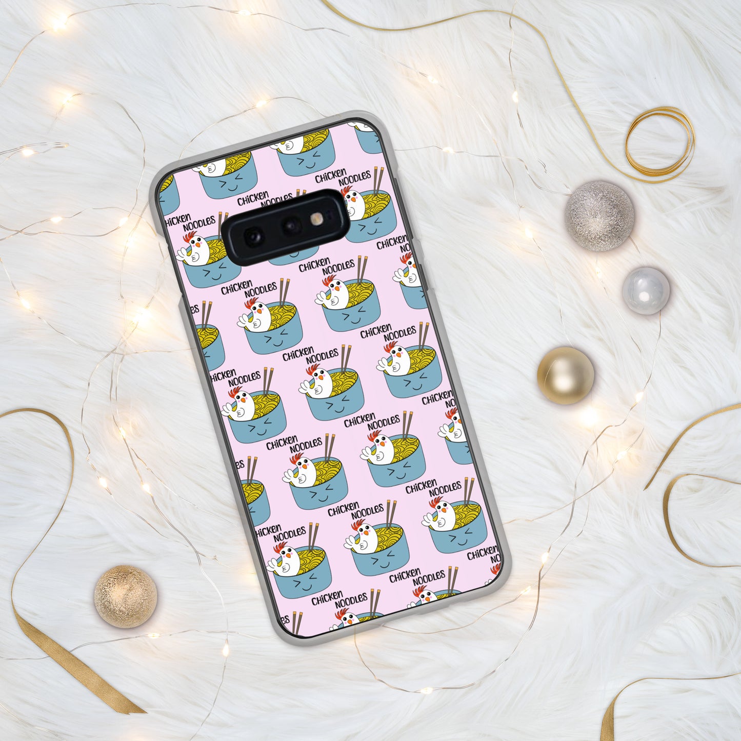 Chicken Noodles Clear Case for Samsung®