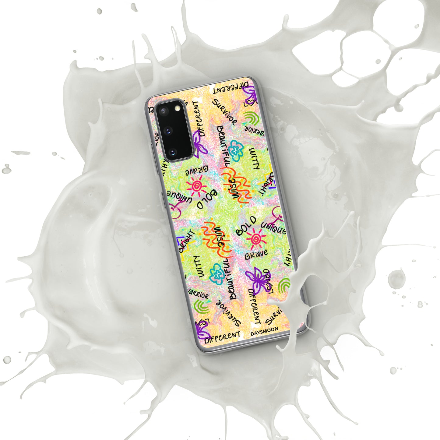 I Am Who I Am Worthy Loved Different Clear Case for Samsung®