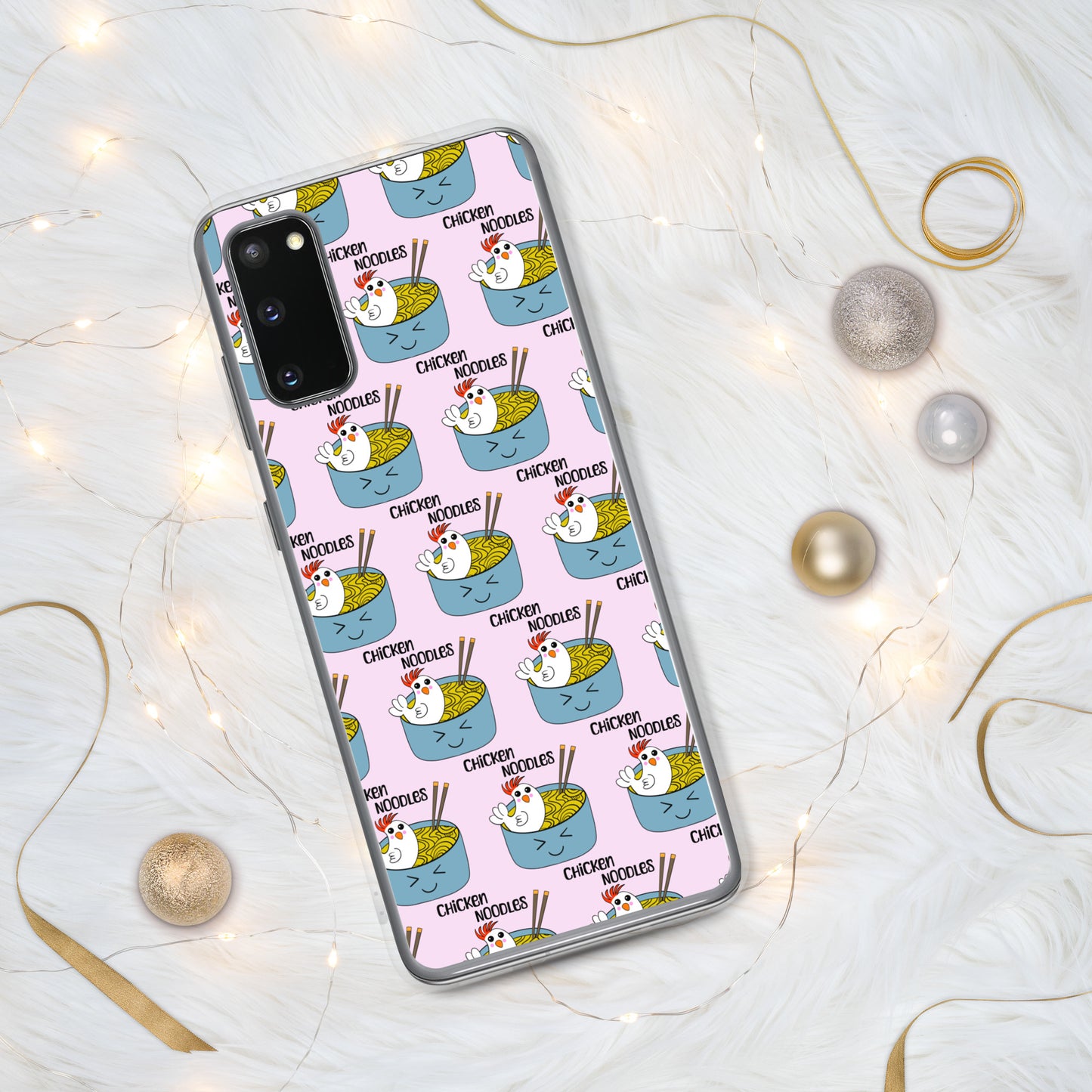 Chicken Noodles Clear Case for Samsung®