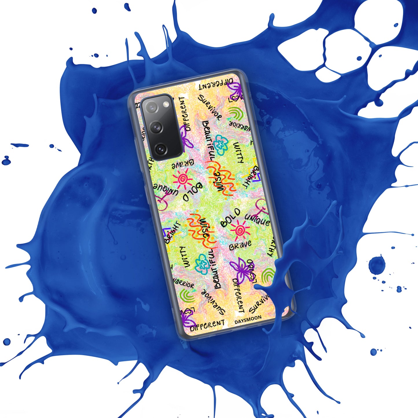 I Am Who I Am Worthy Loved Different Clear Case for Samsung®