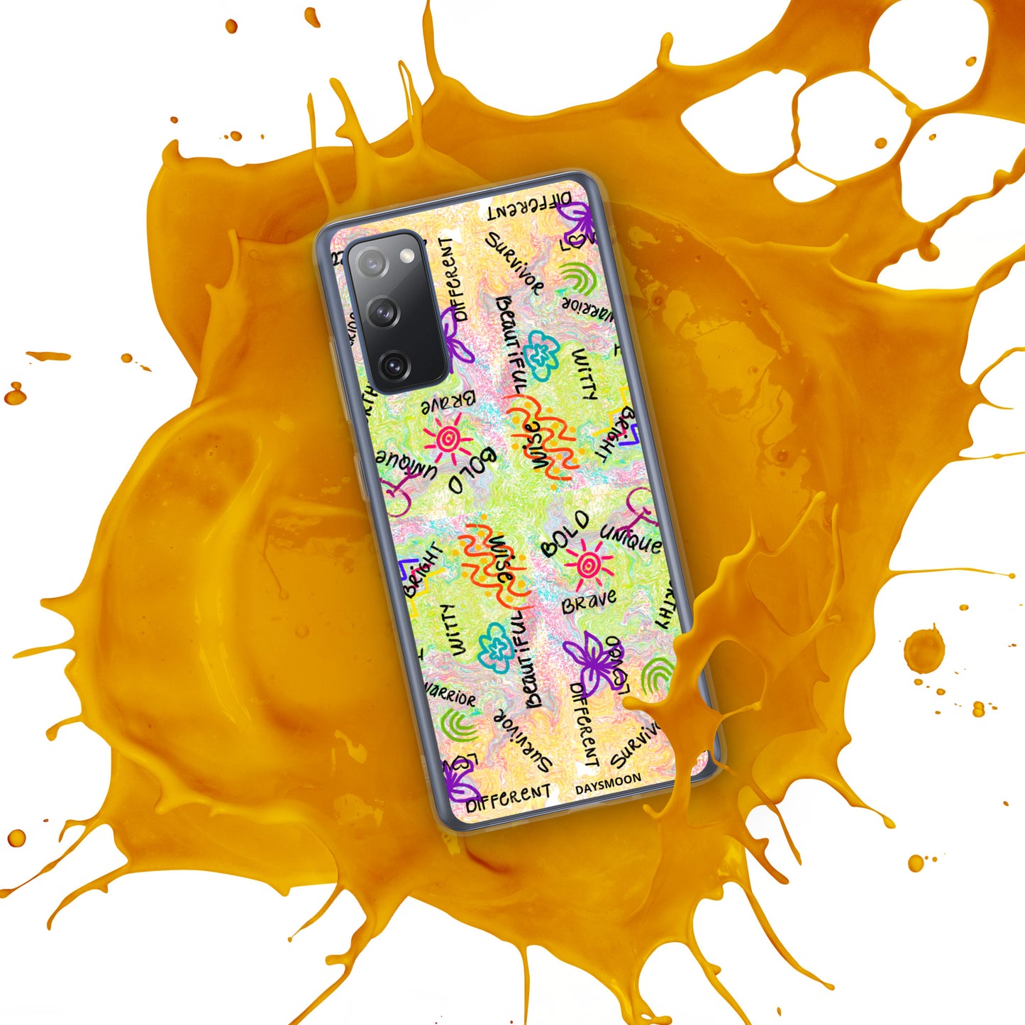 I Am Who I Am Worthy Loved Different Clear Case for Samsung®