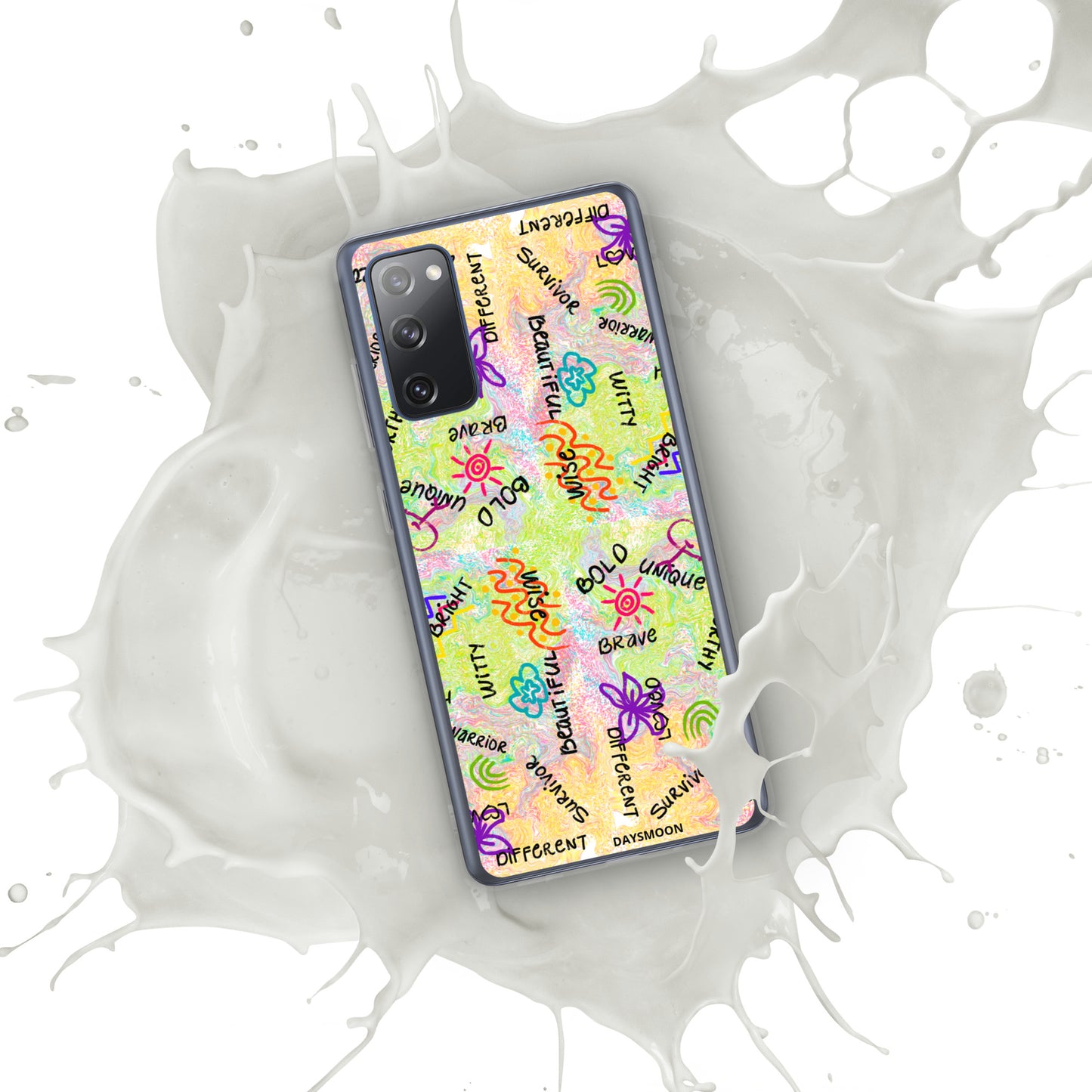 I Am Who I Am Worthy Loved Different Clear Case for Samsung®