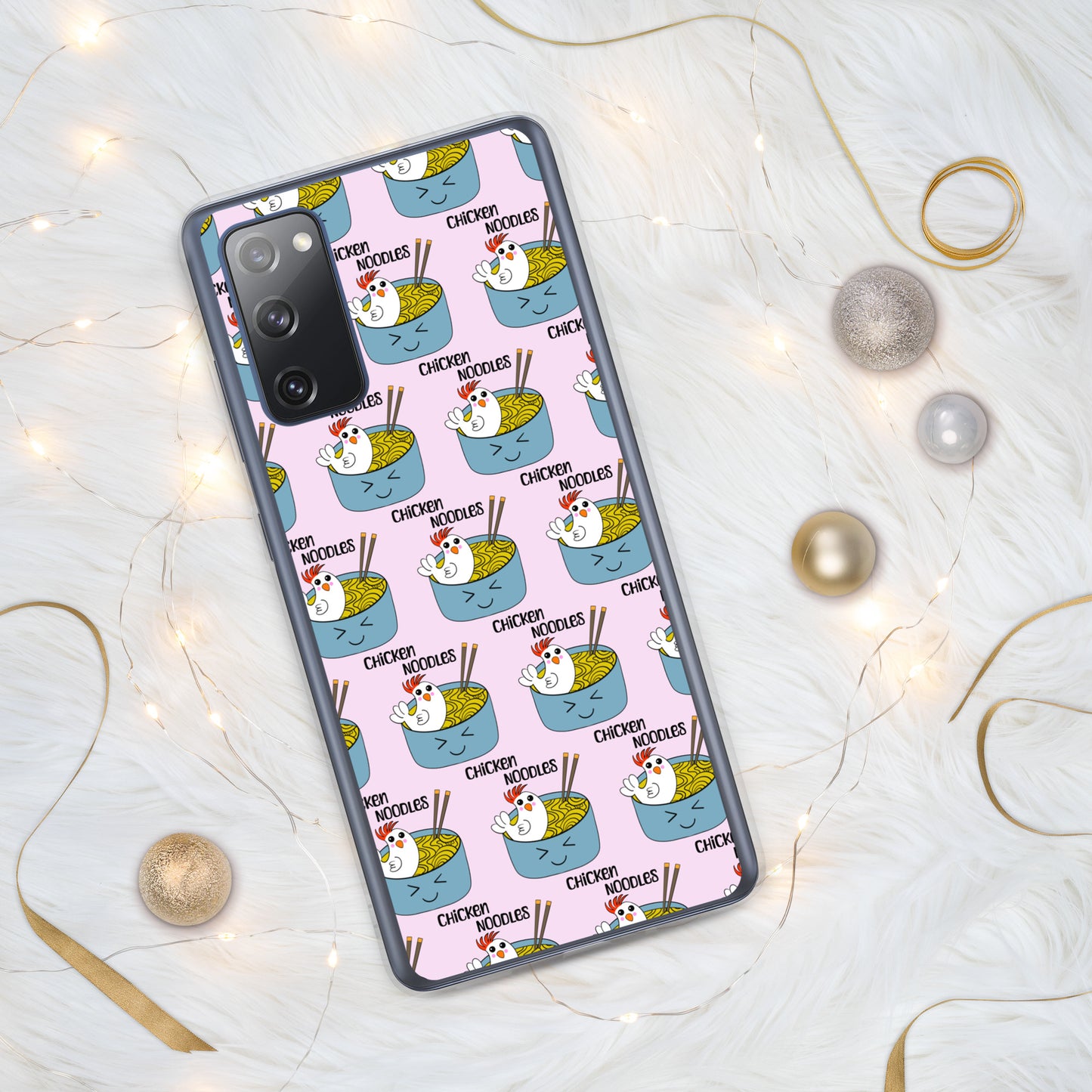Chicken Noodles Clear Case for Samsung®