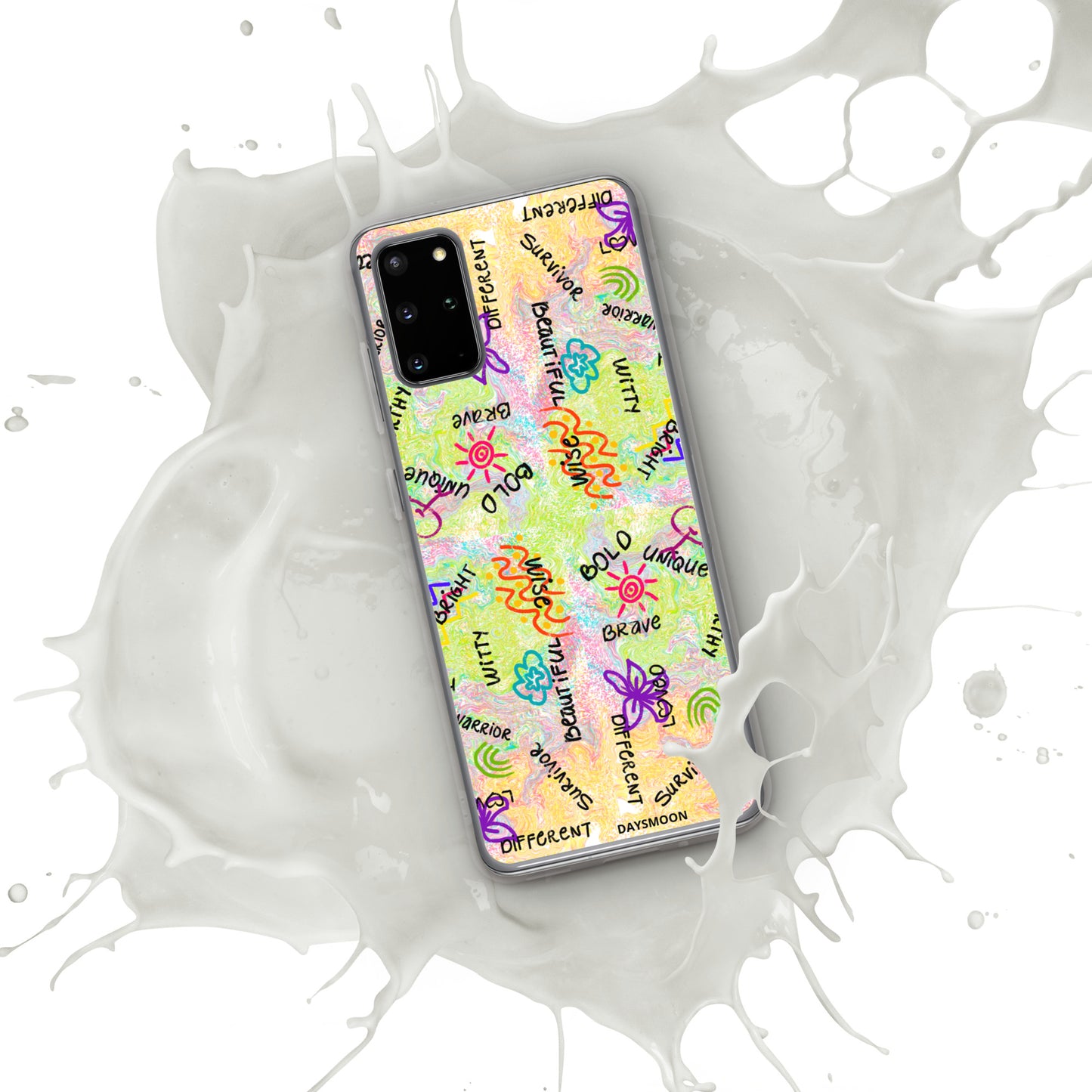 I Am Who I Am Worthy Loved Different Clear Case for Samsung®
