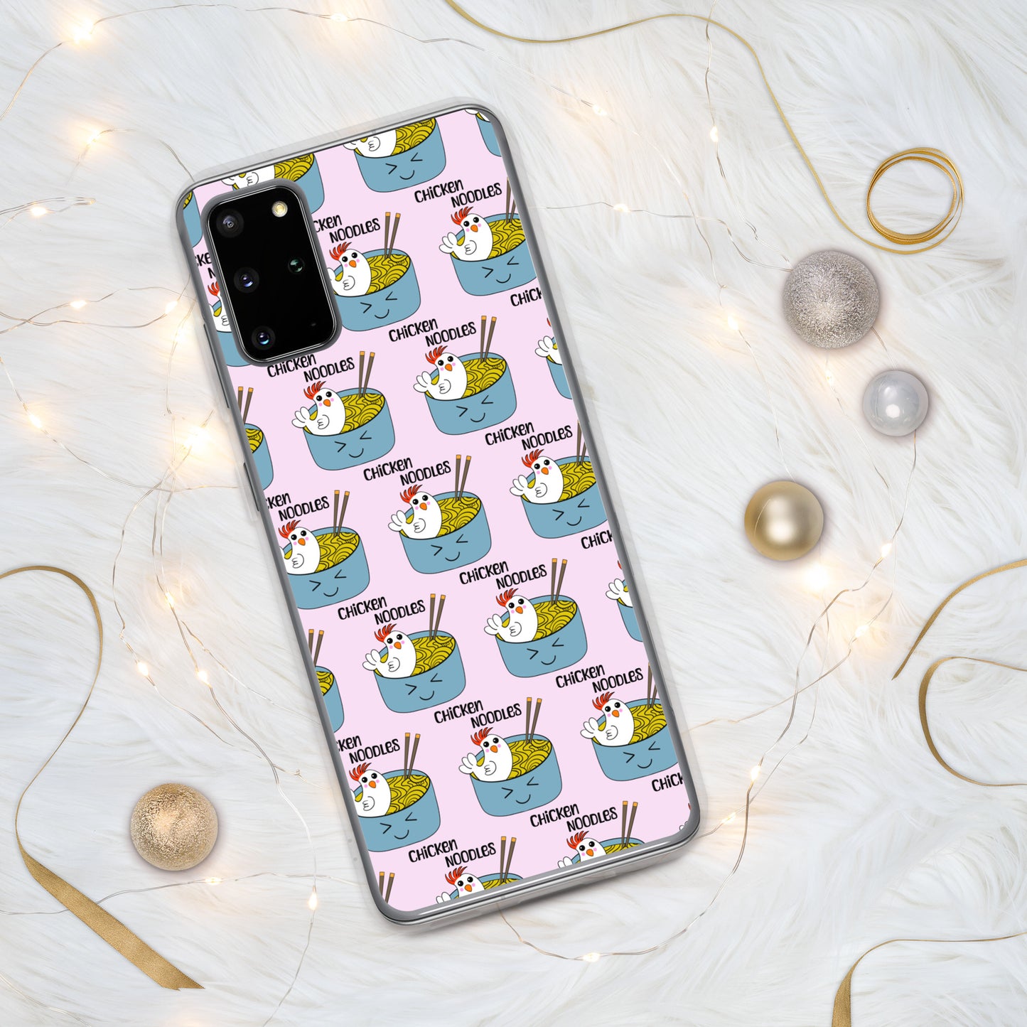 Chicken Noodles Clear Case for Samsung®