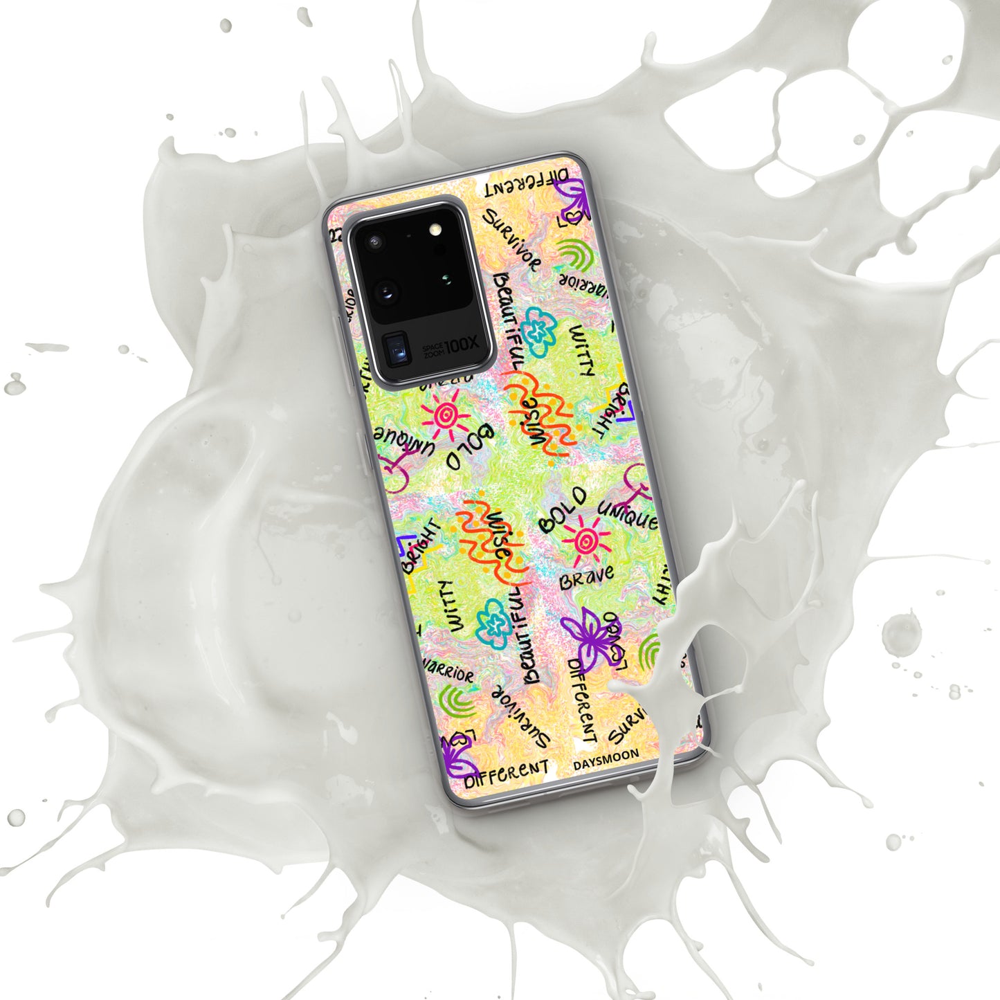 I Am Who I Am Worthy Loved Different Clear Case for Samsung®