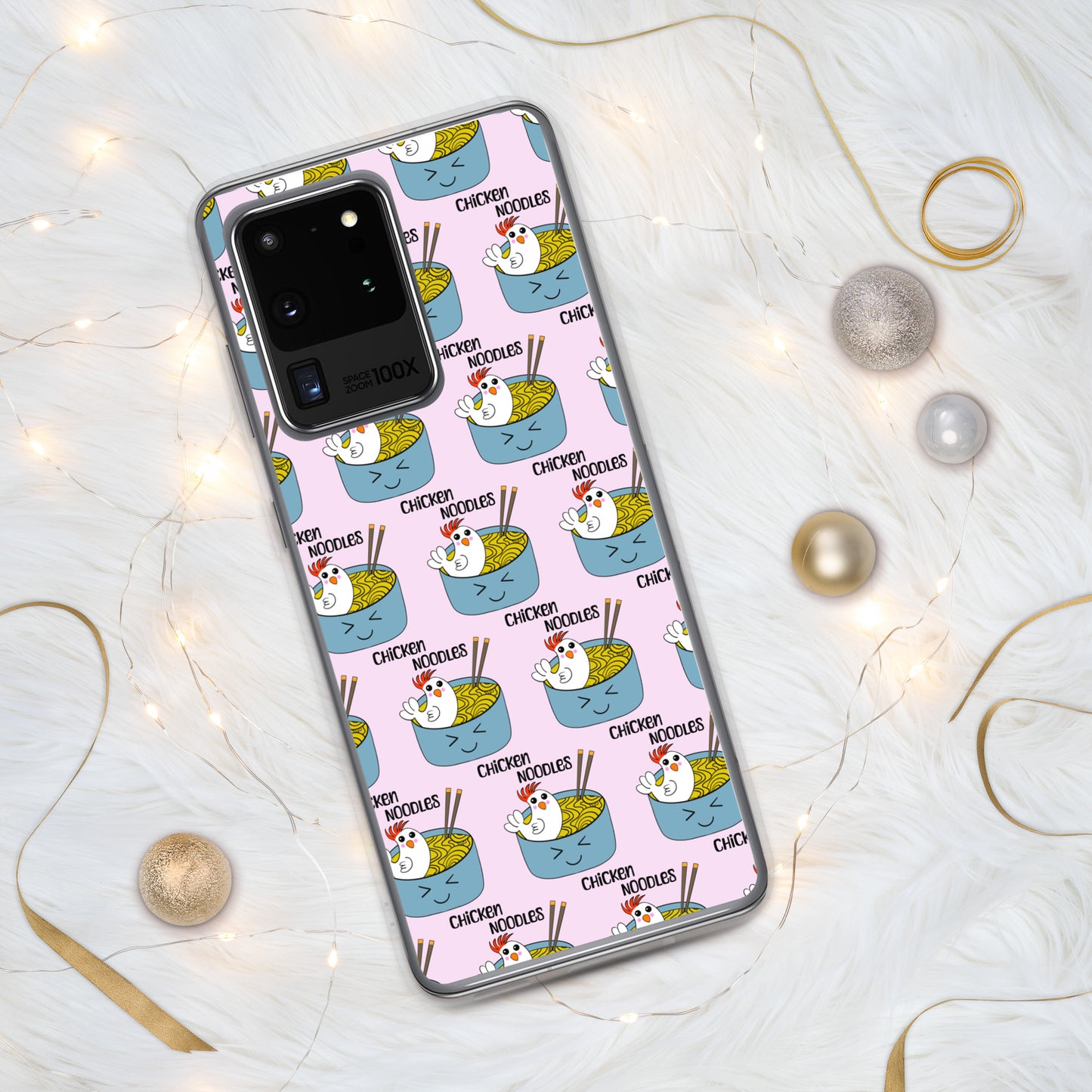 Chicken Noodles Clear Case for Samsung®