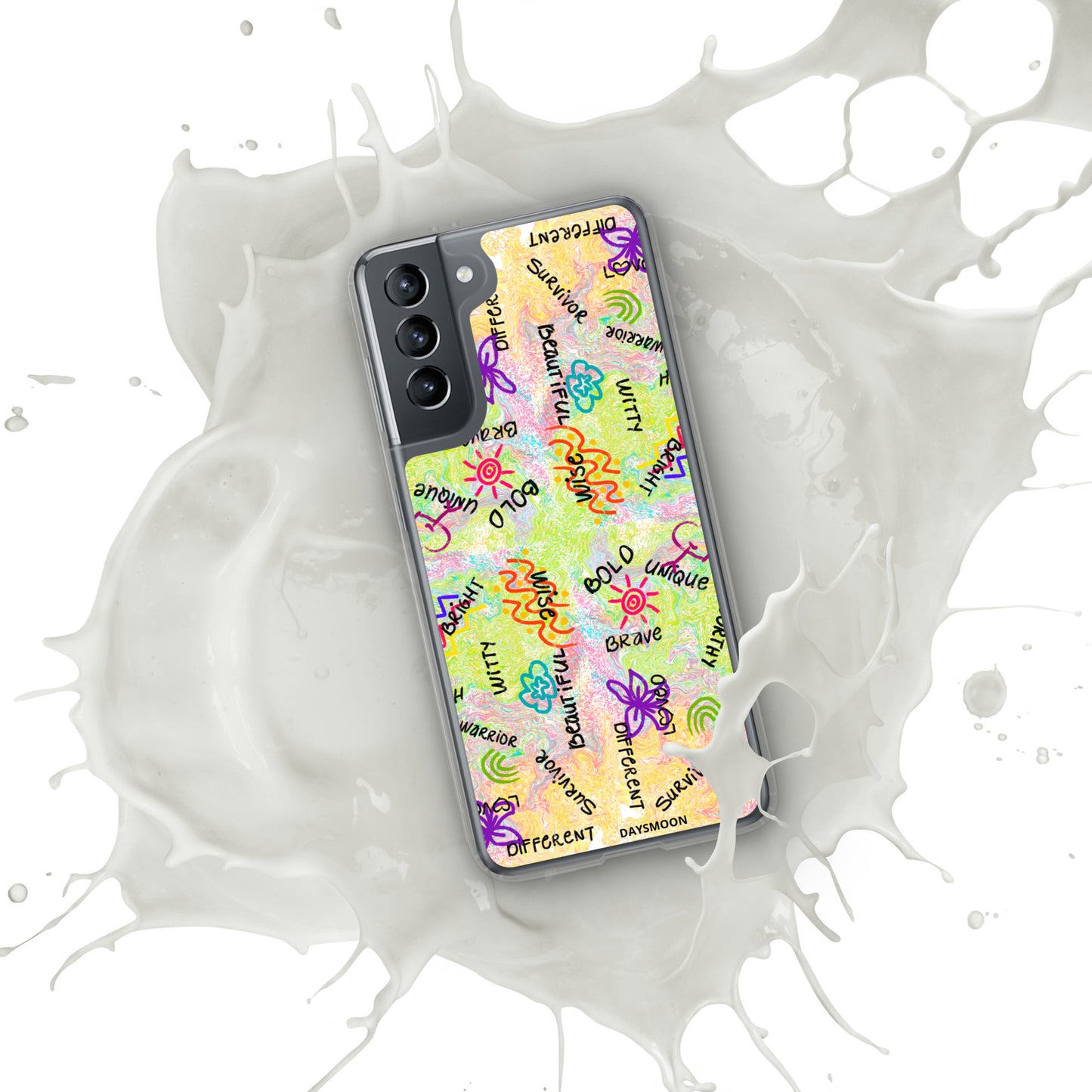 I Am Who I Am Worthy Loved Different Clear Case for Samsung®