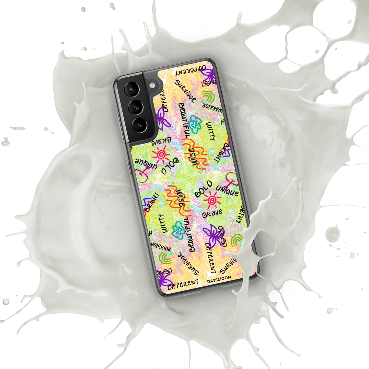 I Am Who I Am Worthy Loved Different Clear Case for Samsung®