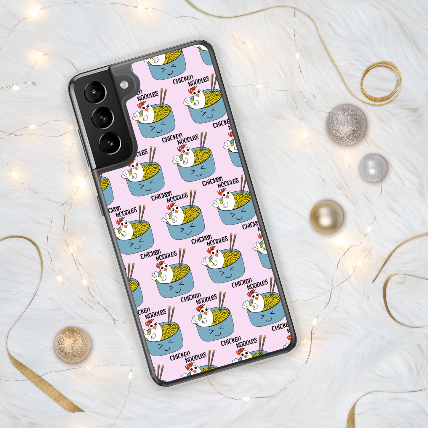 Chicken Noodles Clear Case for Samsung®