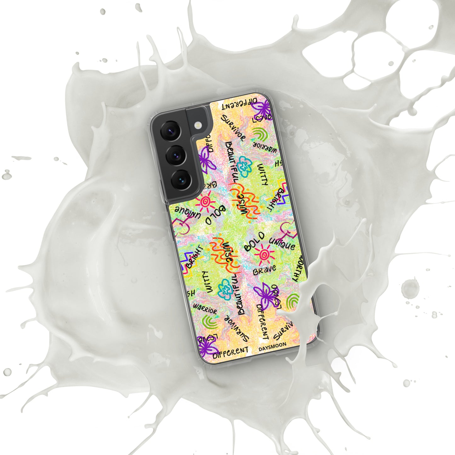 I Am Who I Am Worthy Loved Different Clear Case for Samsung®