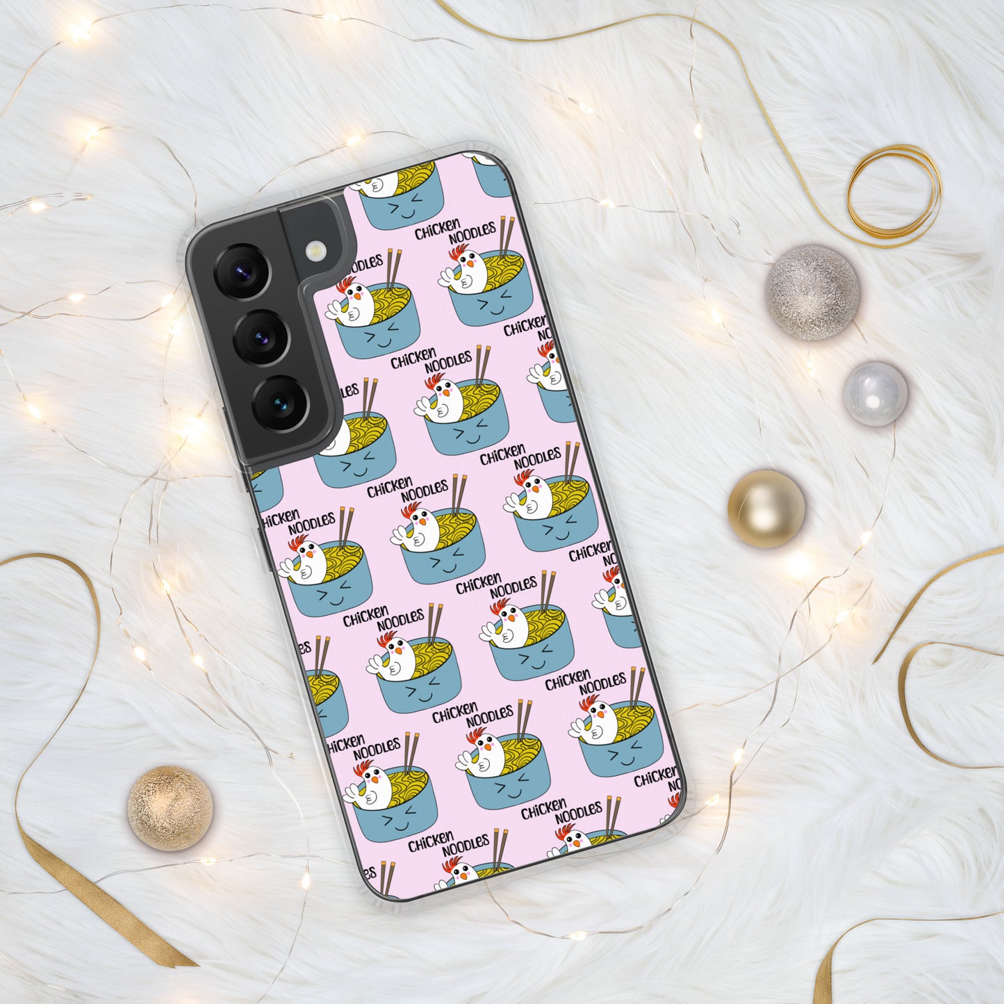 Chicken Noodles Clear Case for Samsung®