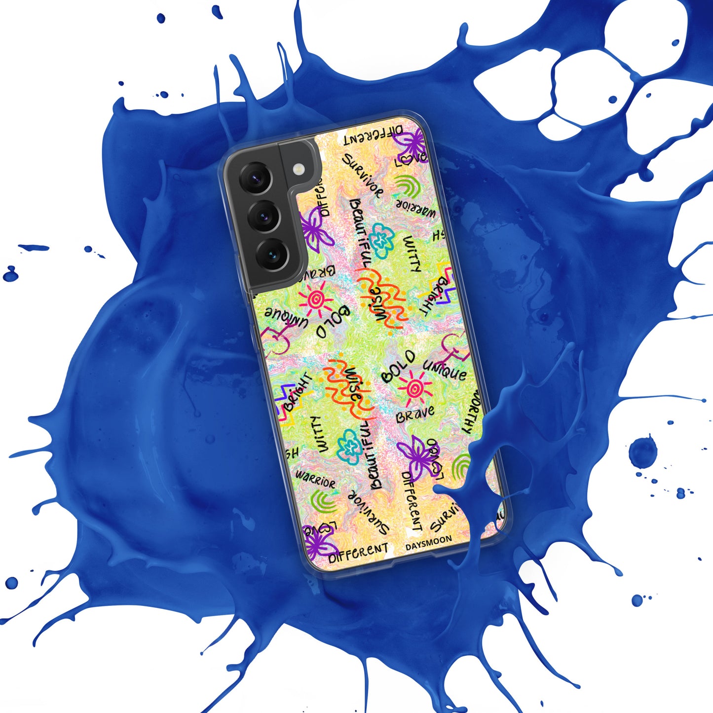 I Am Who I Am Worthy Loved Different Clear Case for Samsung®