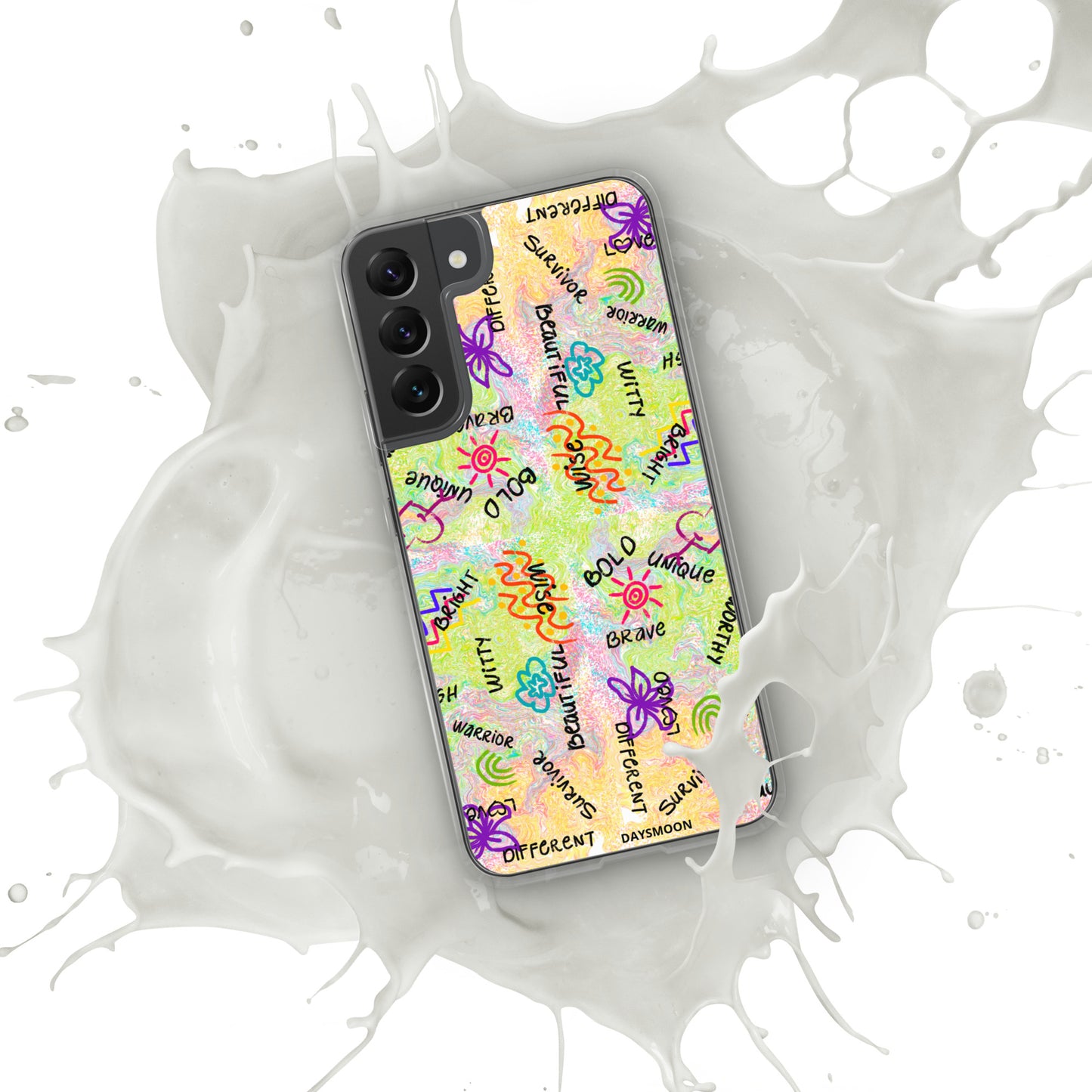 I Am Who I Am Worthy Loved Different Clear Case for Samsung®