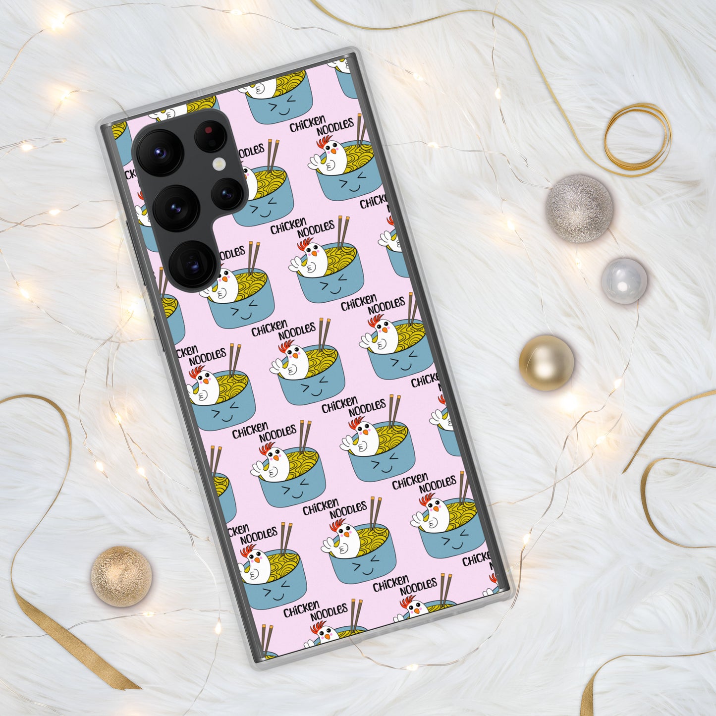 Chicken Noodles Clear Case for Samsung®