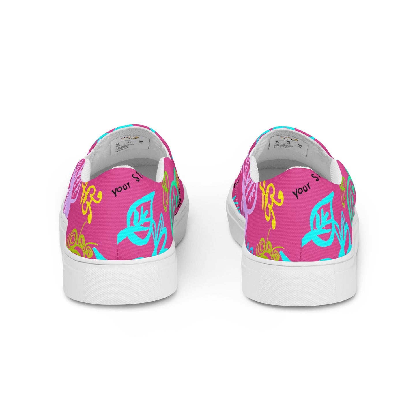 One Day At The Time Pink Men’s slip-on canvas shoes