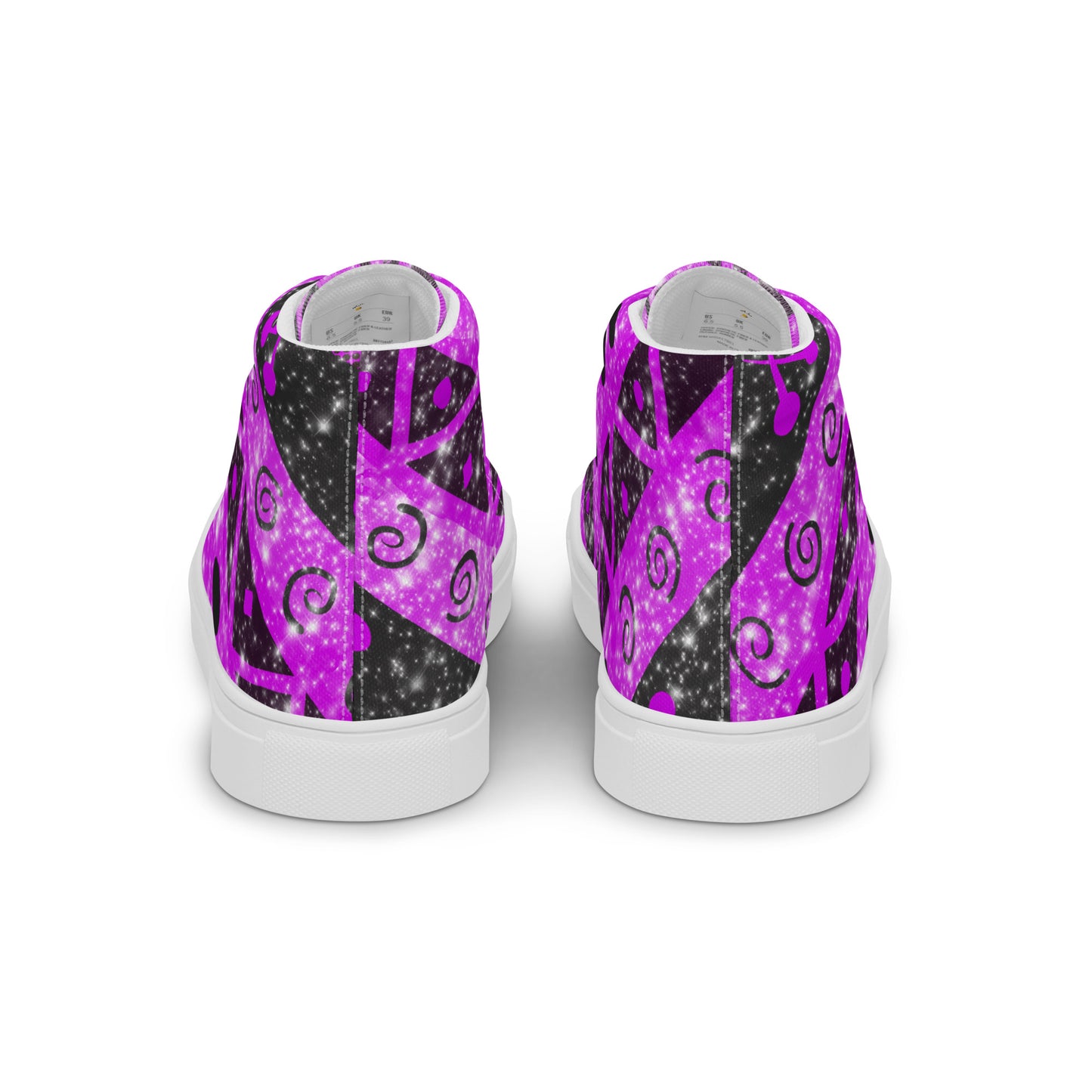 Geometry Abstract Block Women’s high top canvas shoes