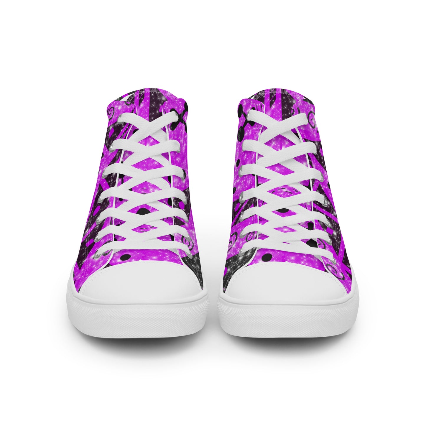 Geometry Abstract Block Women’s high top canvas shoes