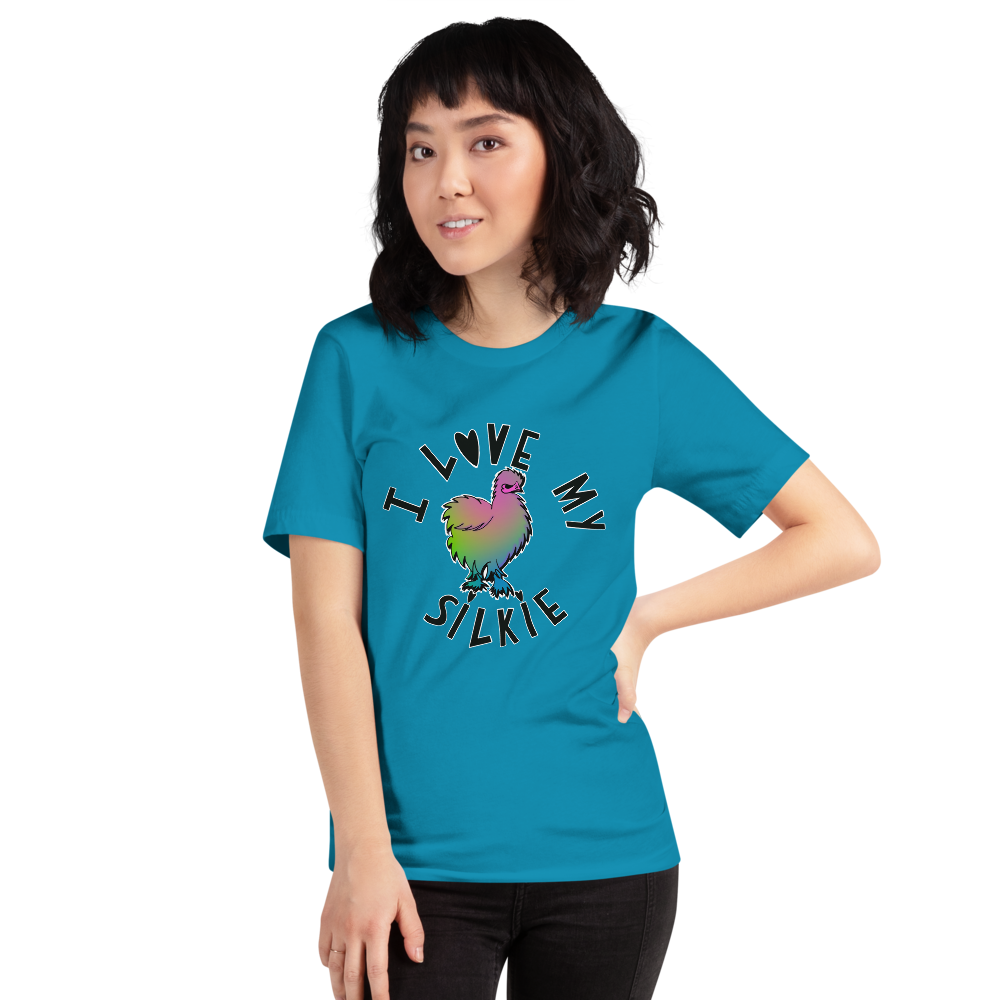 I Love My Silkie III Short-sleeve unisex t-shirt