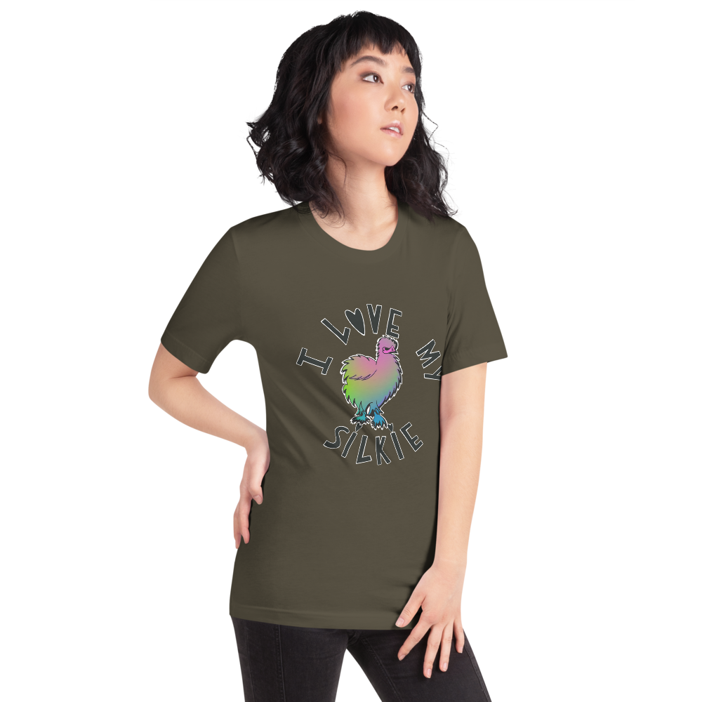 I Love My Silkie III Short-sleeve unisex t-shirt