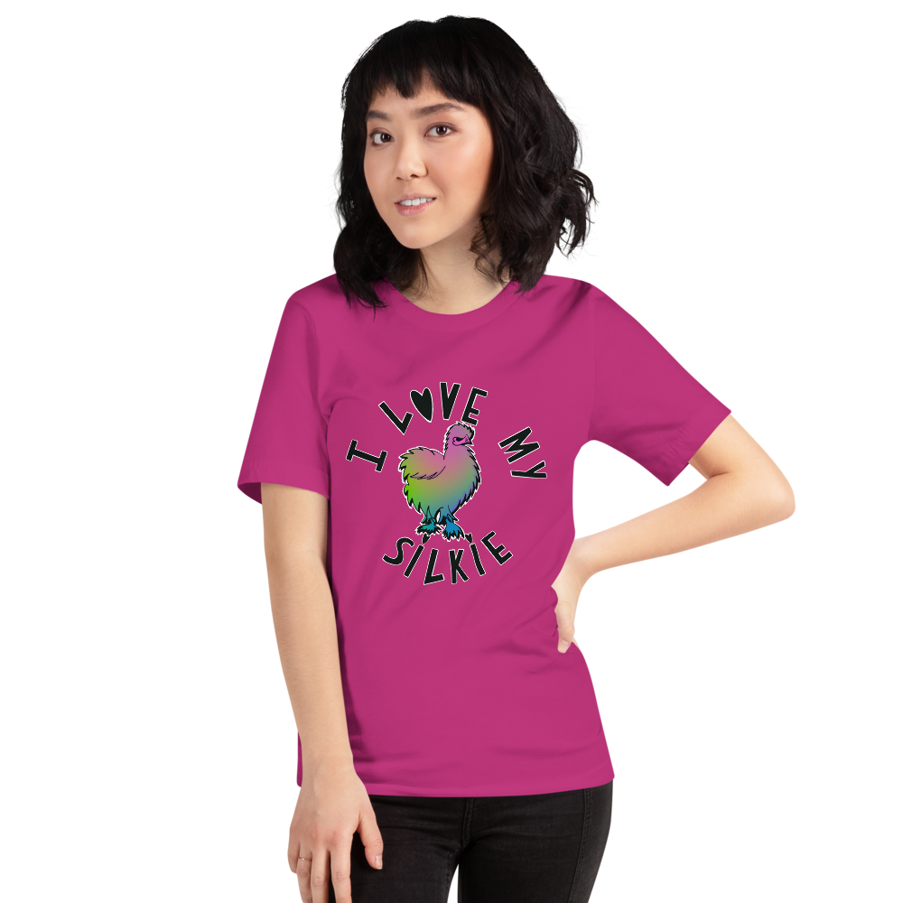 I Love My Silkie III Short-sleeve unisex t-shirt