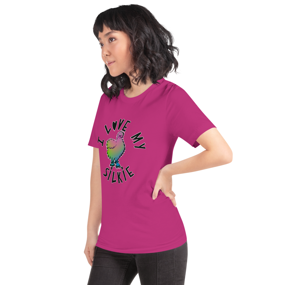 I Love My Silkie III Short-sleeve unisex t-shirt