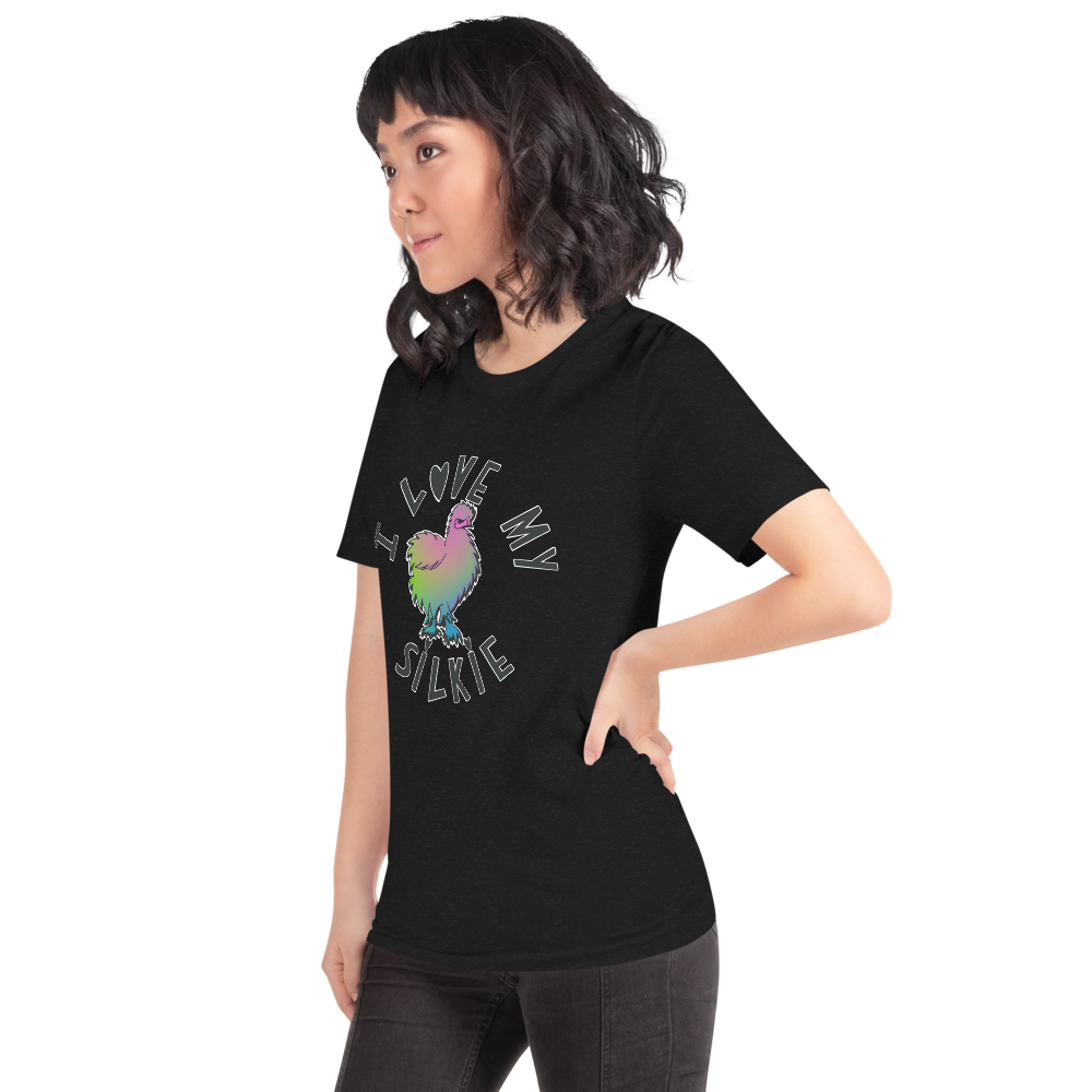 I Love My Silkie III Short-sleeve unisex t-shirt