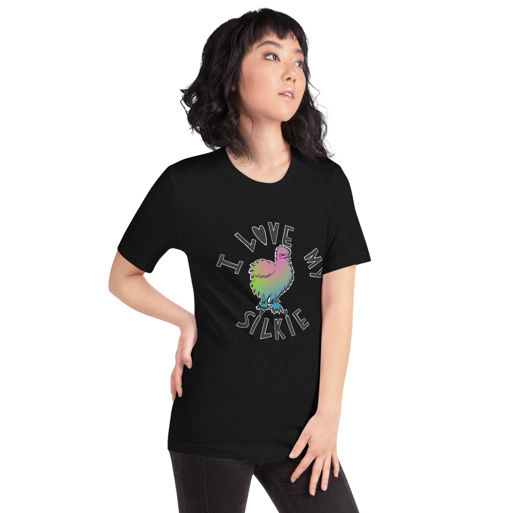 I Love My Silkie III Short-sleeve unisex t-shirt