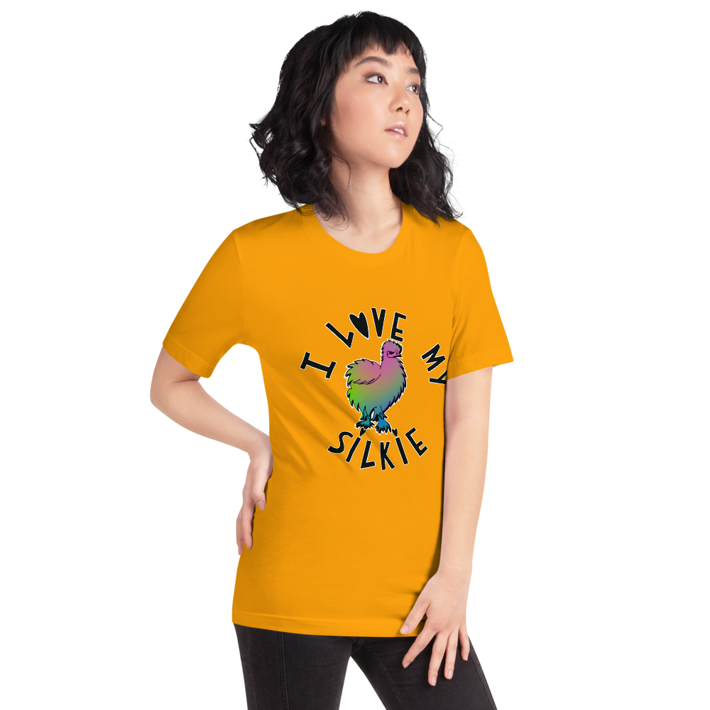 I Love My Silkie III Short-sleeve unisex t-shirt
