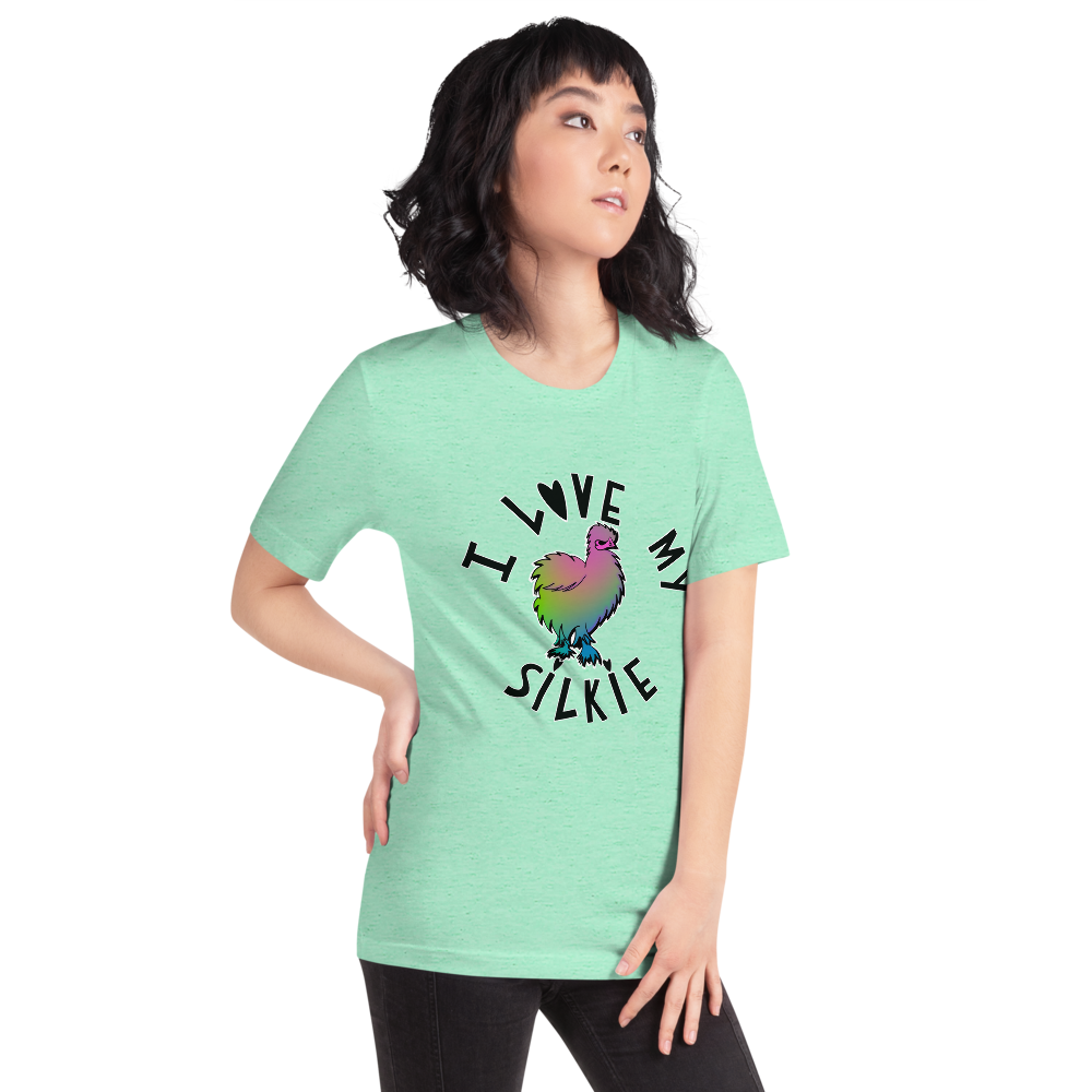 I Love My Silkie III Short-sleeve unisex t-shirt