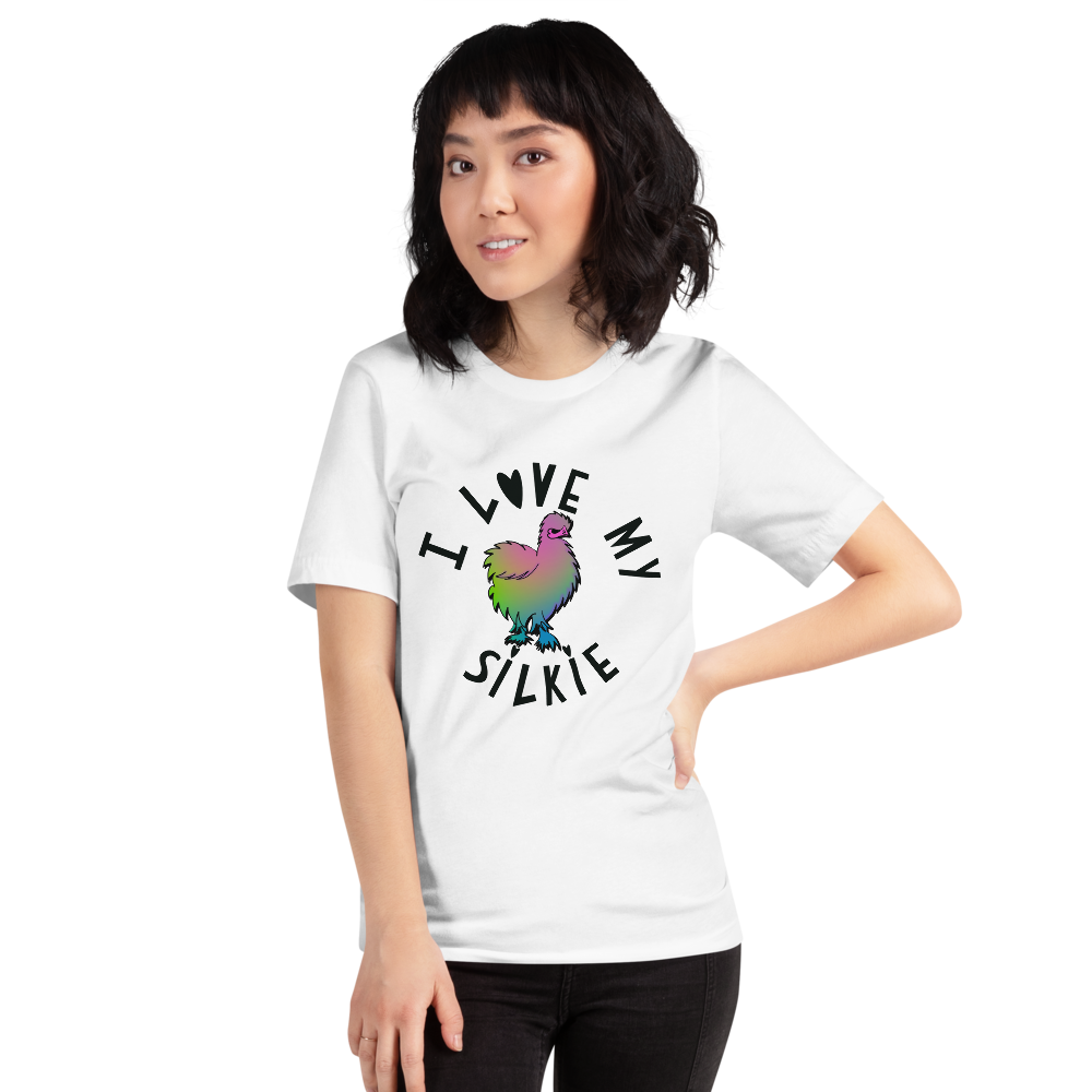 I Love My Silkie III Short-sleeve unisex t-shirt