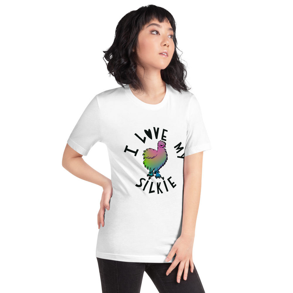 I Love My Silkie III Short-sleeve unisex t-shirt