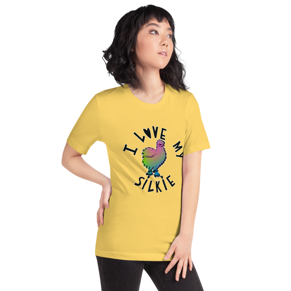 I Love My Silkie III Short-sleeve unisex t-shirt
